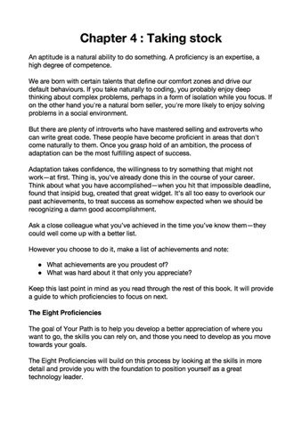 Sample page 4 from The Technology Leader's Handbook